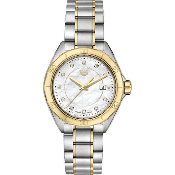 Tag Heuer Formula 1 Two-tone Stainless Steel White Dial Quartz Watch for Ladies - WBJ1421.BB0648