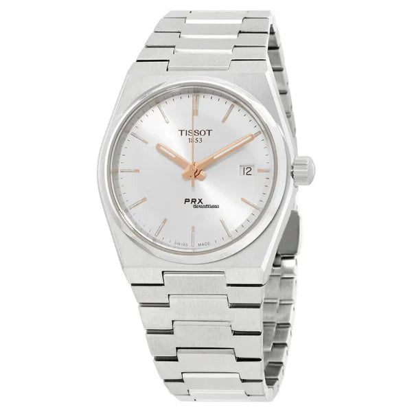 Tissot PRX Silver Stainless Steel Silver Dial Quartz Unisex Watch - T137.210.11.031.00