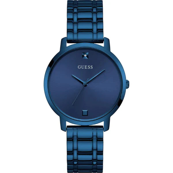 Guess Blue Stainless Steel Blue Dial Quartz Watch for Ladies - GW0073L3