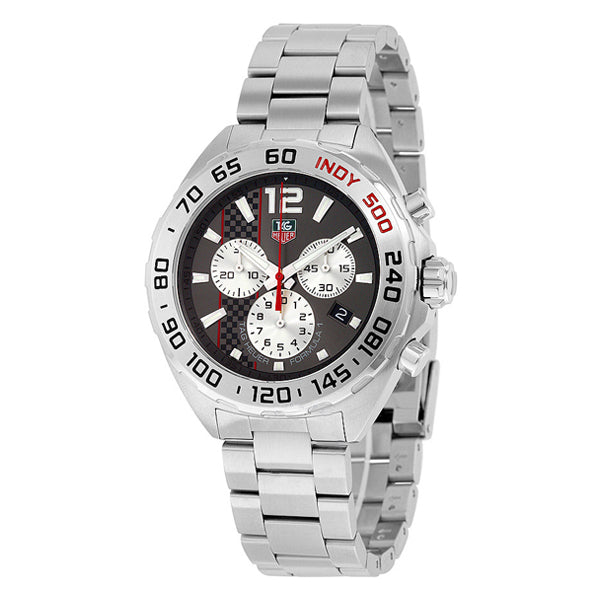 Tag Heuer Formula 1 Silver Stainless Steel Anthracite Sunray Dial Chronograph Quartz Watch for Gents - CAZ1114BA0877