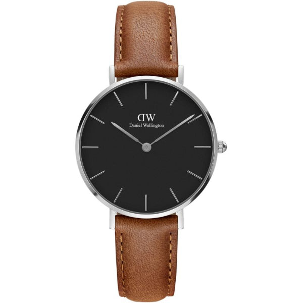 Daniel Wellington Petite Sterling 32 Silver Mesh Bracelet White Dial Quartz Watch for Ladies - DW00100178