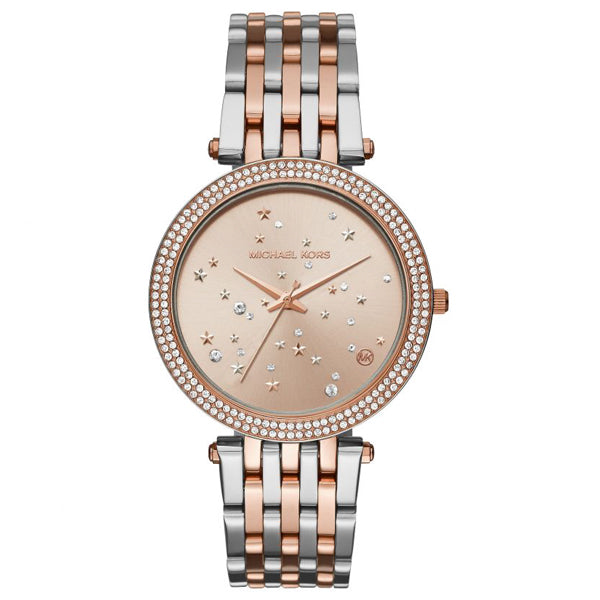 Michael Kors darci Two-tone Stainless Steel Rose Gold Dial Quartz Watch for Ladies - MK-3726