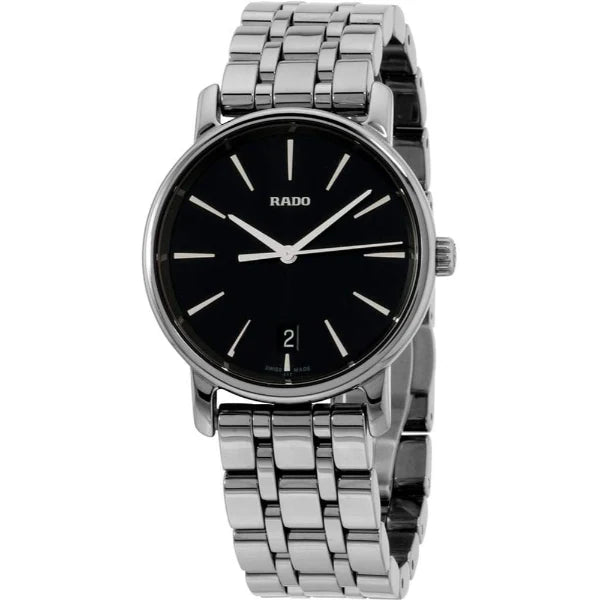 Rado Diamaster Black Plasma High Tec Ceramic Black Dial Quartz Watch for Ladies - R14064177